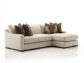 Divano angolare - Tessuto - 280 x 170 x 85 cm - Beige chiaro - Stile contemporaneo
