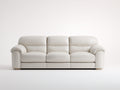Divano lineare - Pelle - 238 x 96 x 88 cm - Bianco - Stile moderno